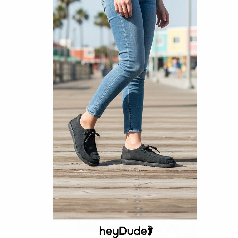 HEYDUDE Wendy Funk Mono - Dark Slate - Women’s Size 11